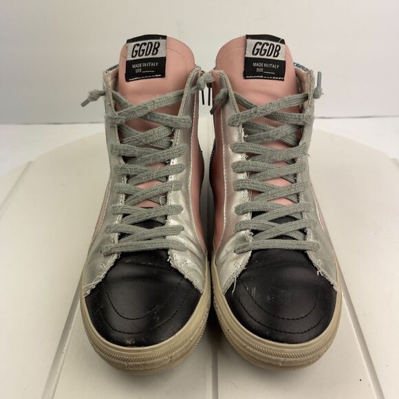 Golden Goose High Tops Hidden Wedge Sneakers 9-9.5 / 40 - Picture 2 of 9